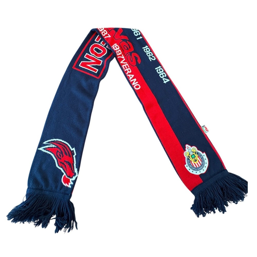 Chivas de Guadalajara Soccer Scarf Campeon 1997 Verano Navy Red FMF Official